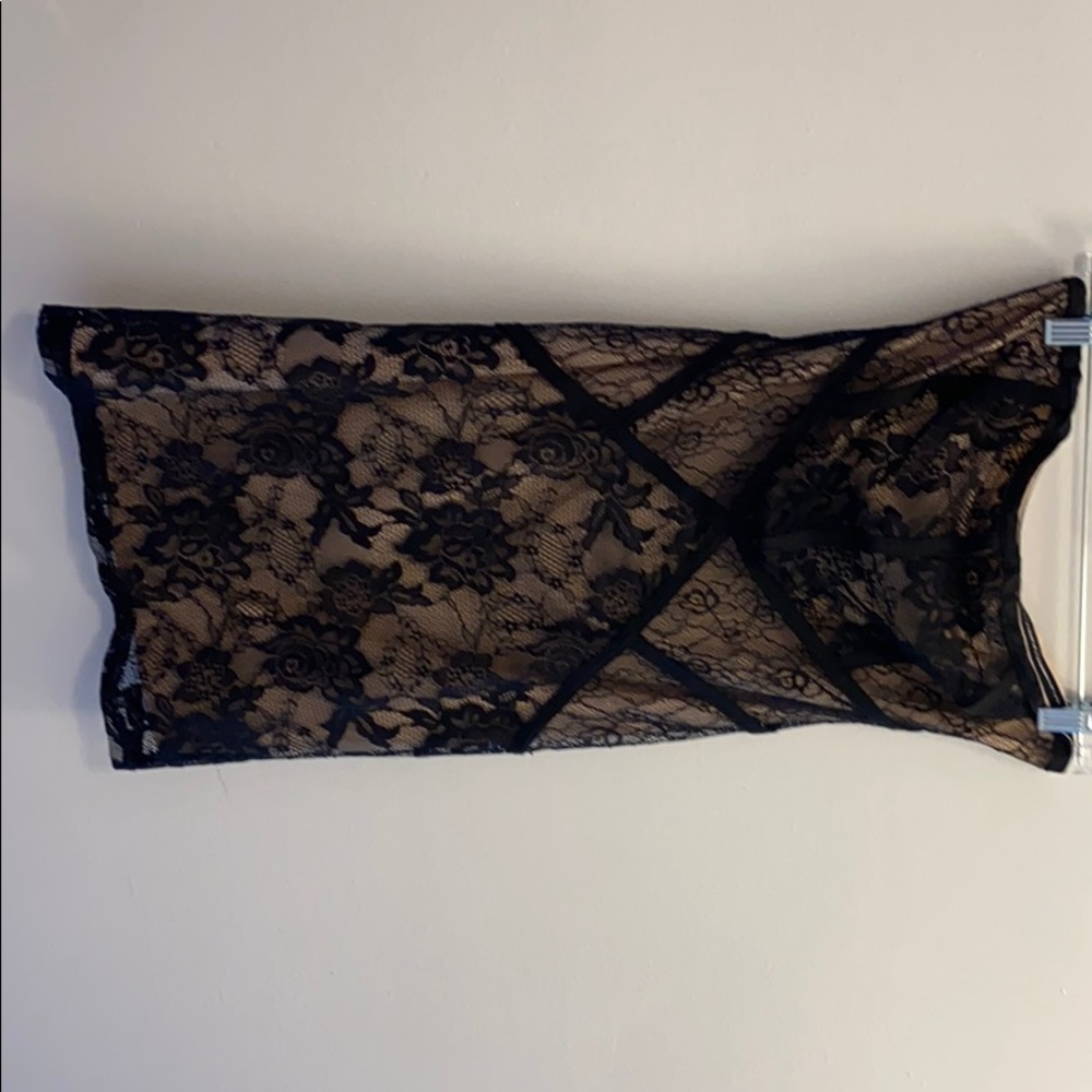 Charlotte Russe black lace dress